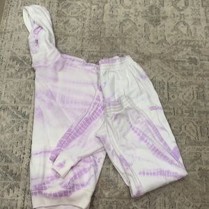 Purple Tie Die lounge set